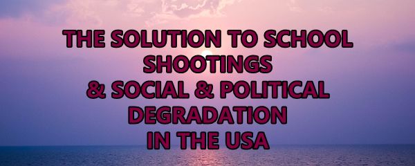 We can stand up to division and hatred in America and stop school shootings in violence