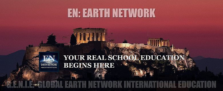 Greek ruins at night depict secret mind power knowledge