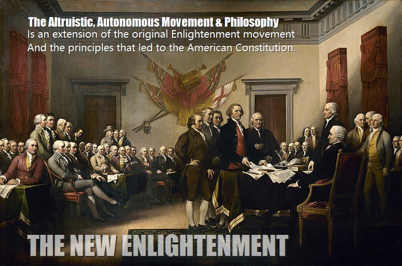 What is the new enlightenment, practical altruistic movement goodwill & charitable mission