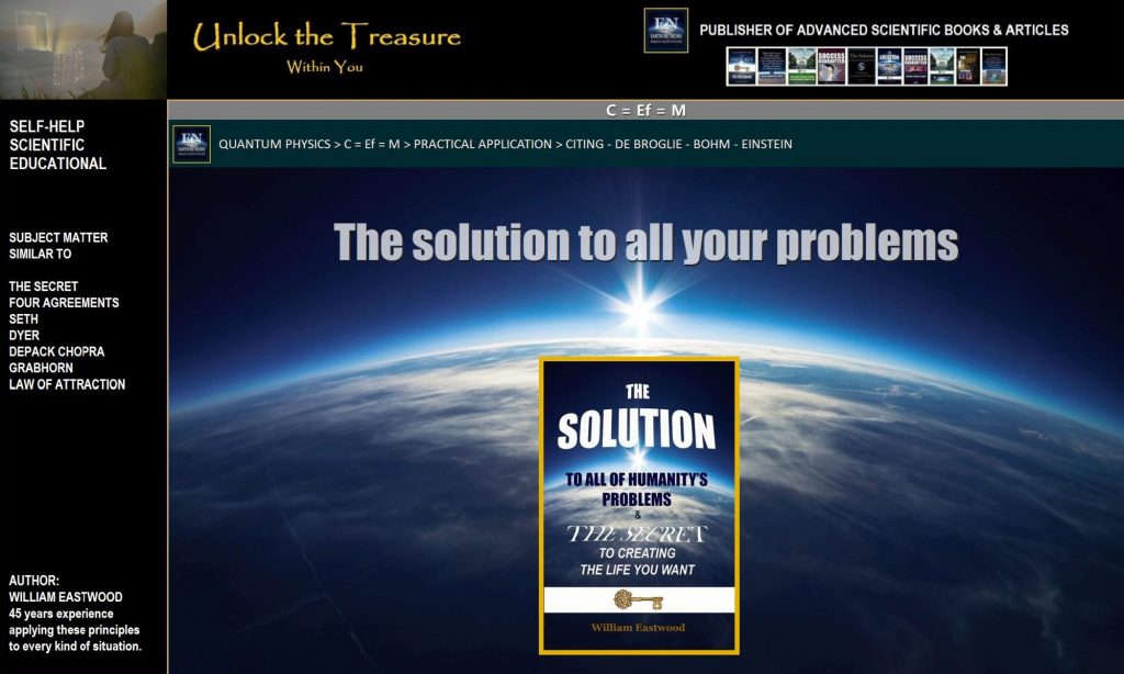 The solution book over earth