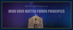 Psyched man depicts result of knowing how to apply mind over matter mind power principles with positive thoughts and emotions.