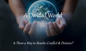 Can we heal division between people and stop conflicts?