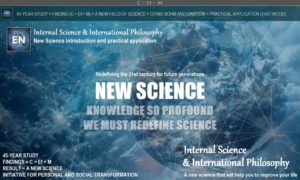 A new scientific paradigm What is internal science? What is international philosophy?