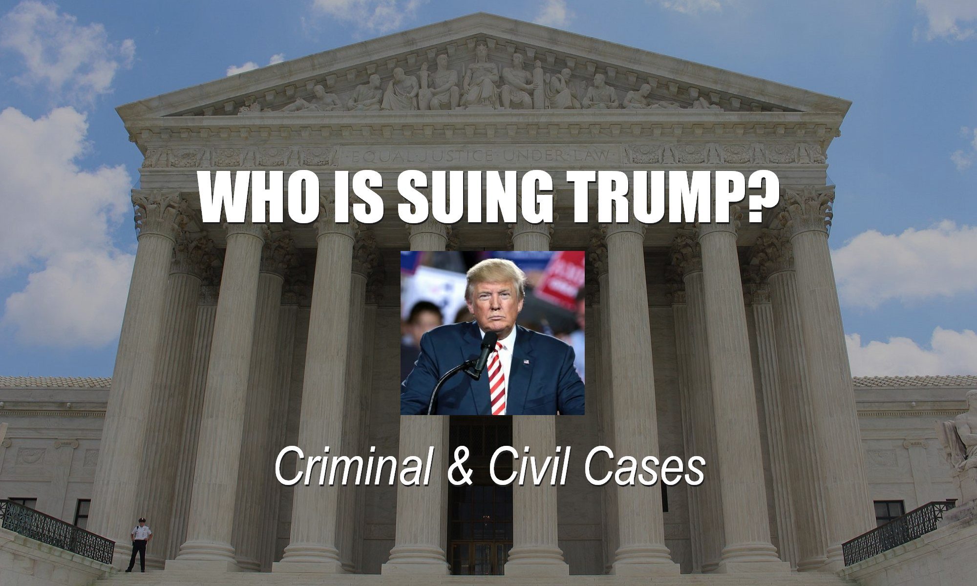 Who is Suing Trump in 2023 for January 6th? Inciting a Riot & Attacking the Capitol? Police Officer Lawsuits.