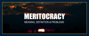 Mind over matter presents what is a meritocracy
