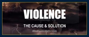 Mind over matter presents a solution to violence.
