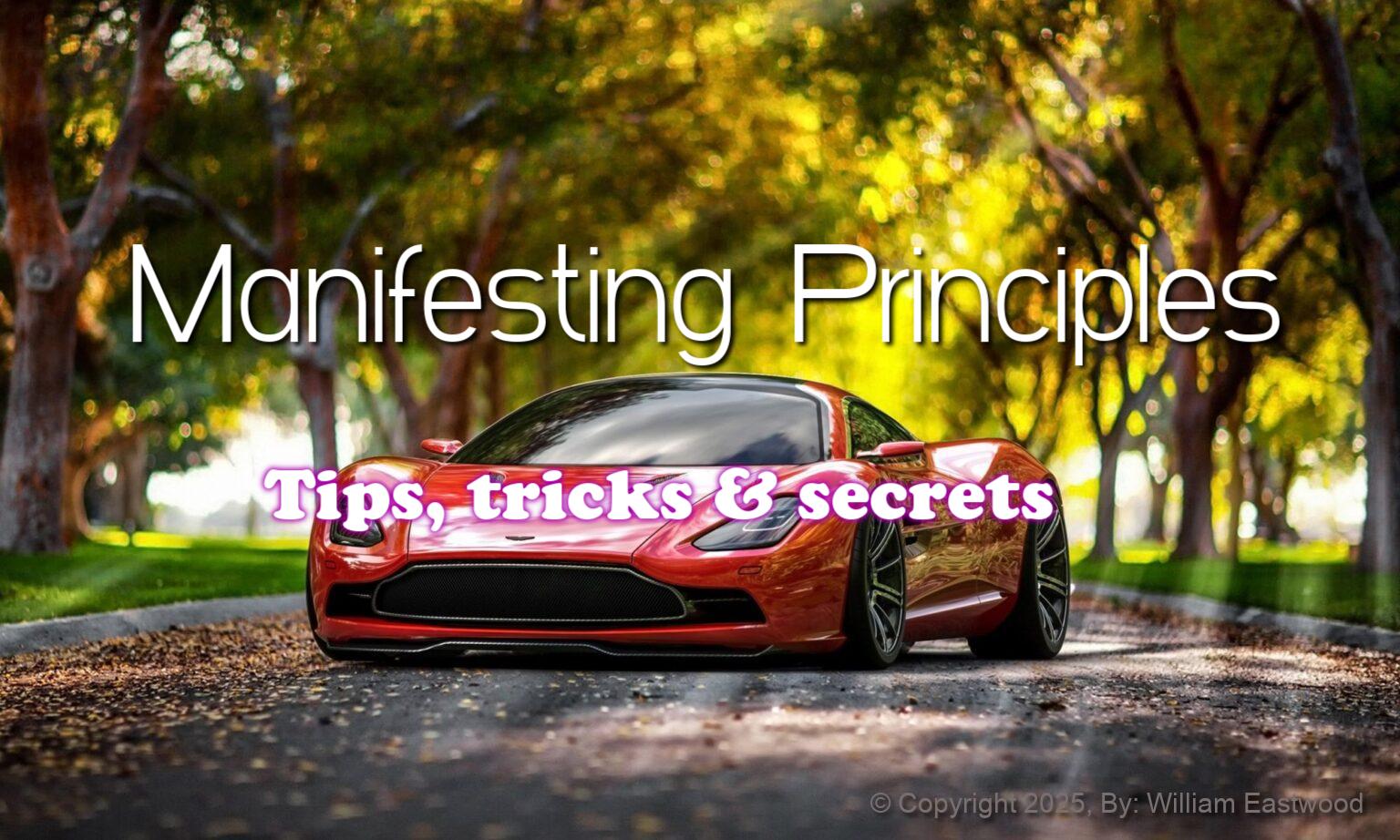 Manifesting Principles: How Do I Use Imagination, Desire, Willpower to Manifest Success?
